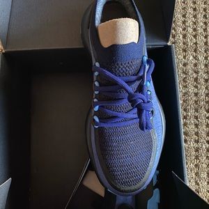 Brand-new in box, Allbirds women’s 7.5 Trailrunner SWT Heavy Cobalt/Ultramarine